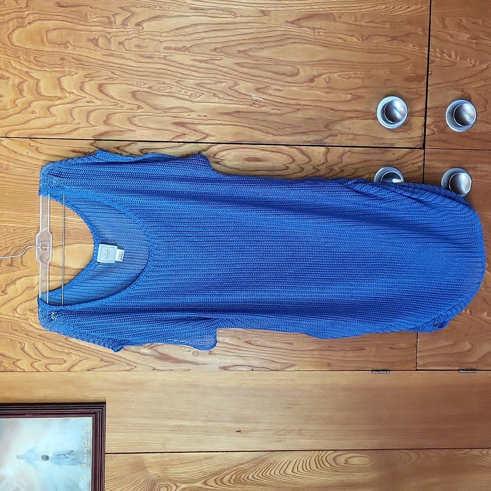 Palisades Beach Club blue swim suit cover